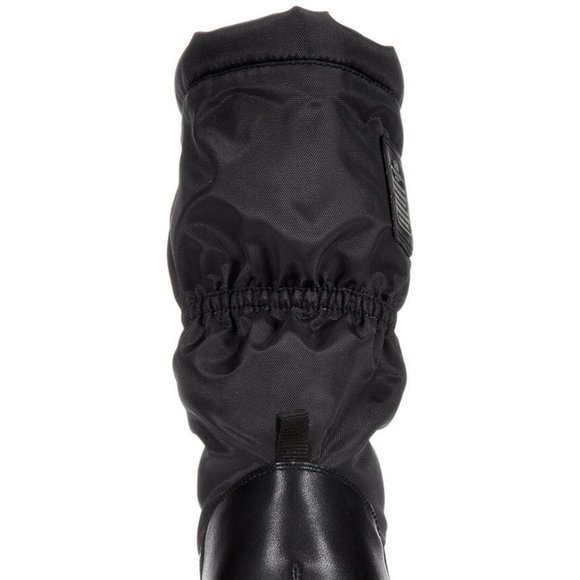 Coach Sage Black Lace Up Mid Calf Snow Cold Weather Boots Shoes Flats 6 NEW - Picture 4 of 4